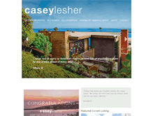 Tablet Screenshot of caseylesher.com